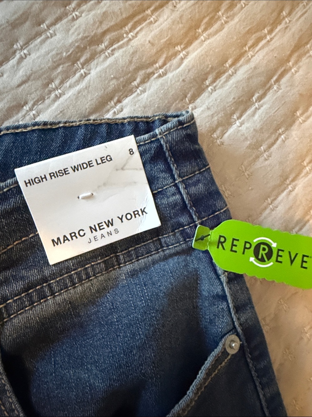 Marc New York Wide Leg Jeans - High Rise 8 ❤️ - Picture 4 of 9